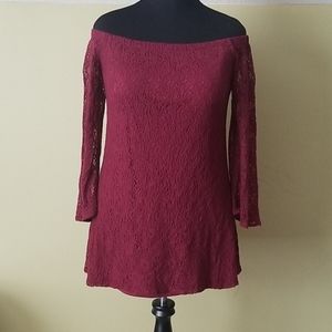 Off the shoulder dress